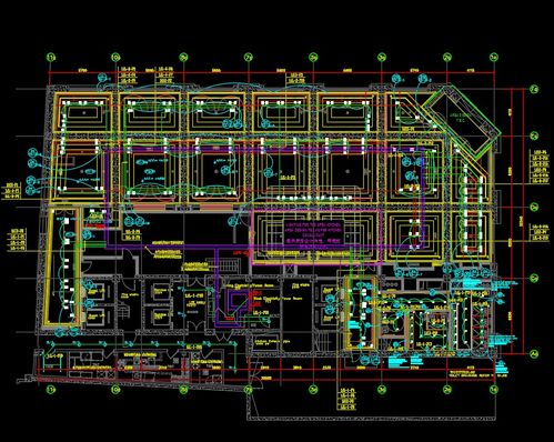 高层民用建筑室内装饰综合工程电气施工图纸免费下载