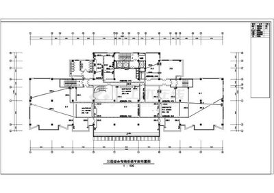 某地区外贸大厦综合布线电气cad设计施工图